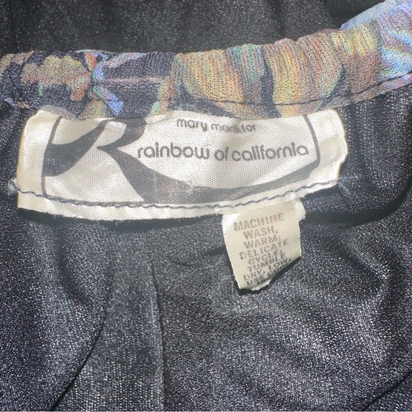 Vtg Floral Print Ruffle Dress - Picture 10 of 10